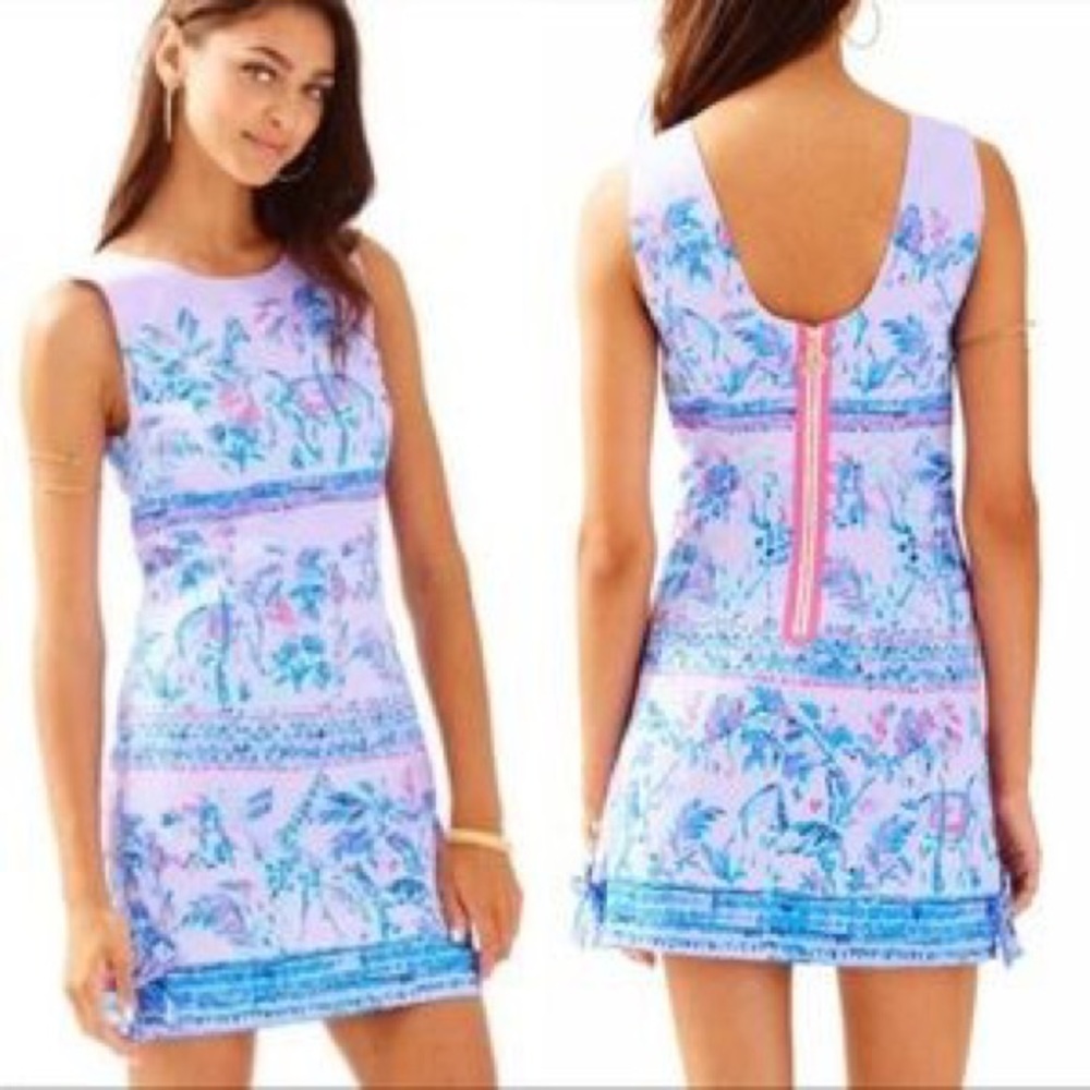 Lilly Pulitzer shift dress.